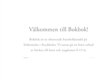 Tablet Screenshot of bokbok.se